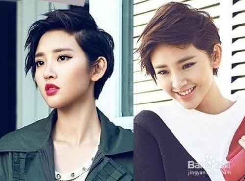 短发明星网红造型,网红明星的时尚短发造型解析